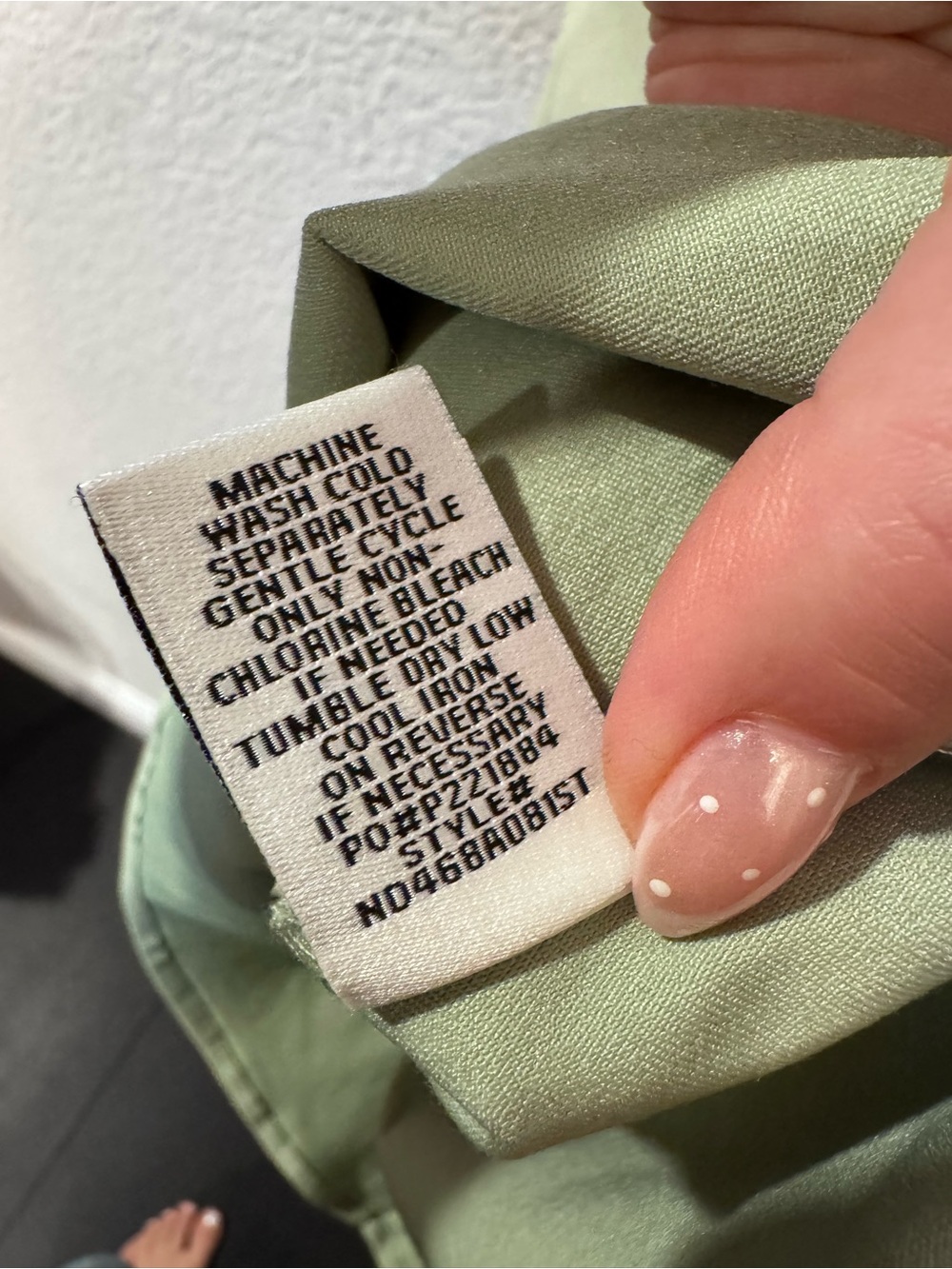Steve Madden Sage Green Puff Sleeve Mini Dress | Cottagecore & Clean Girl - Picture 10 of 11